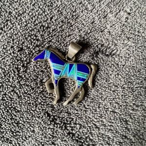 Sterling Silver Horse Pendant